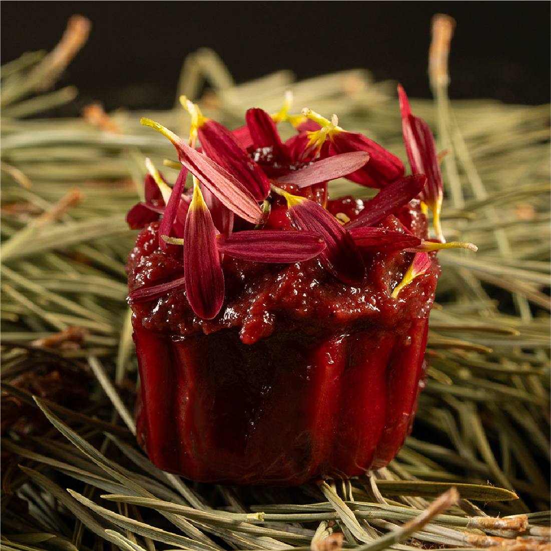 Beetroot tartlet